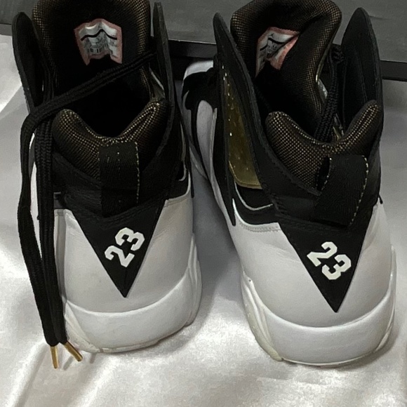 Air Jordan 7 Retro C&C Wht/gold/black BRD - Picture 4 of 6
